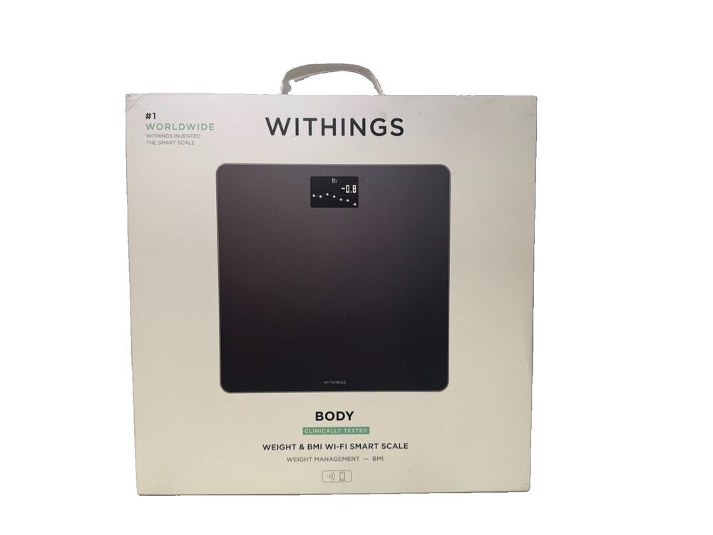 Withings Body Smart Advanced Body Composition Wi-Fi Smart Scale Black